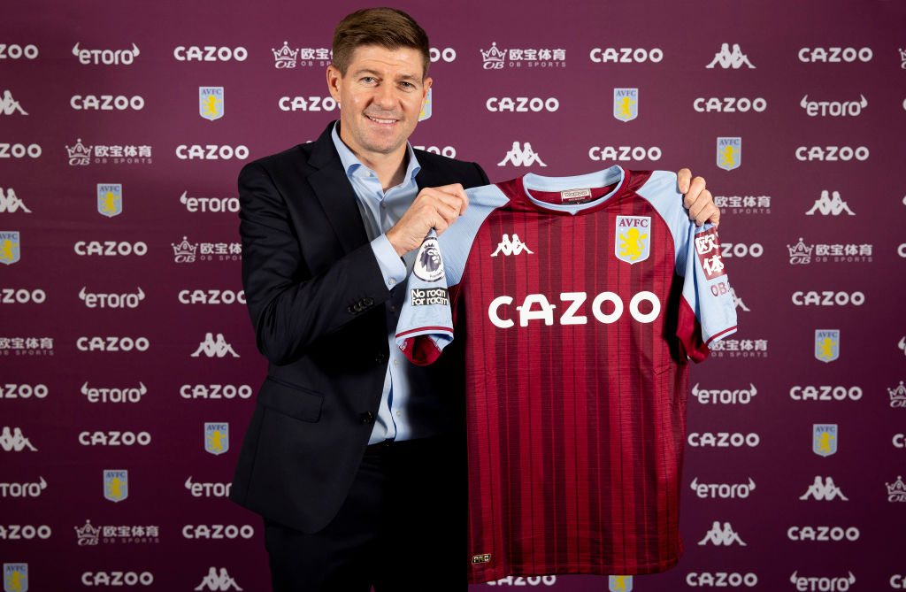 Aston Villa Unveil New Head Coach Steven Gerrard