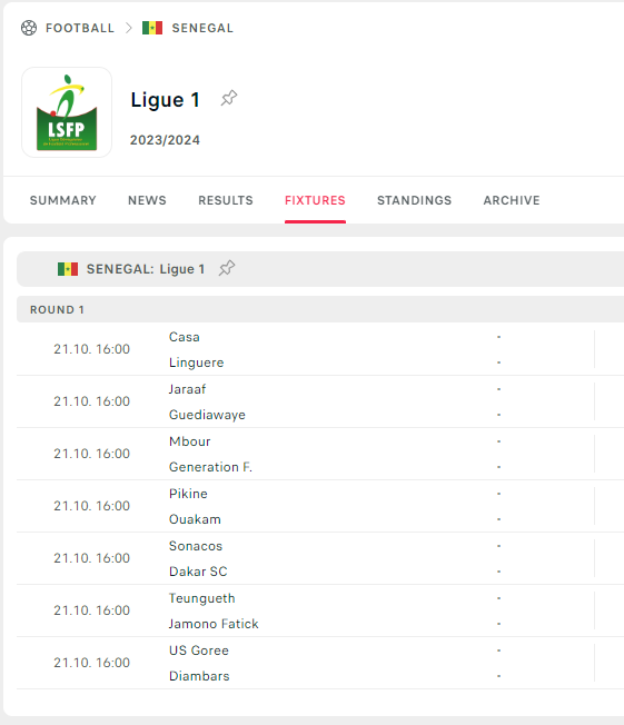 League Lowdown: Senegal Premier League - The Playbook